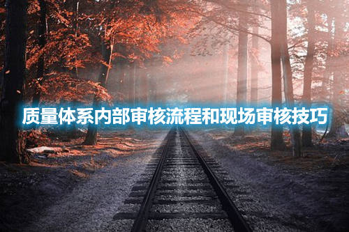 质量体系内部审核流程和现场审核技巧(图1)