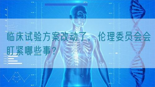 临床试验方案改动了，伦理委员会会盯紧哪些事？(图1)